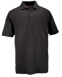 5.11 Inc Professional Polo, Short Sleeve Black, XLarge 41060-019-XL