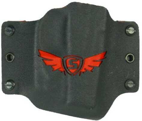 SCCY CPX Holster CPX-1/CPX-2 w/Laser Kydex Black w/Red Wing Logo