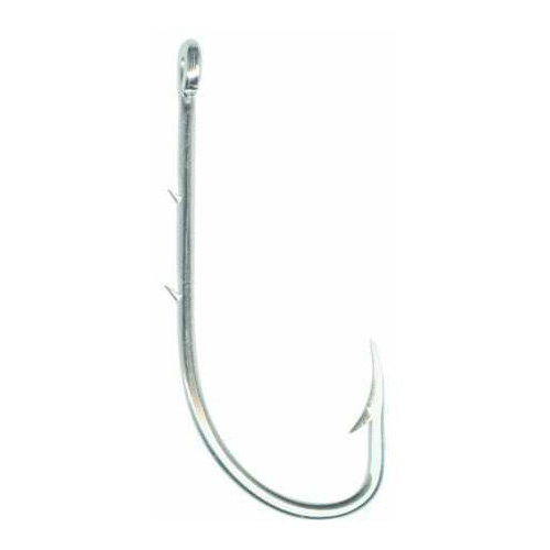 Mustad Hooks Poly Bag Nickel Slice Shank 10/ctn 92661-NI-3/0