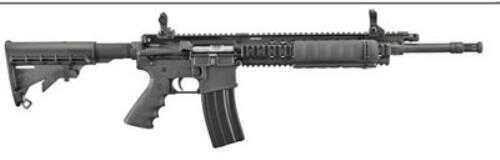 Ruger SR-556 6.8mm SPC 16.12" Barrel Synthetic Stock Black Finish Semi Automatic Rifle 5909