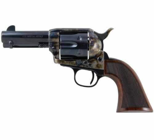 Taylor's & Company 1873 Revolver Smoke Wagon 357 Magnum 3.5" Barrel 6 Round Walnut Grip 4113