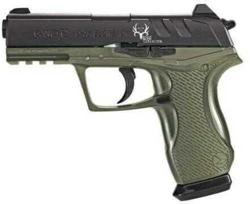 Gamo C-15 Bone Collector Blowback Air Pistol 177 BB/Pellet Green Finish Synethic Stock 8x2 Double Magazine Fixed Sights