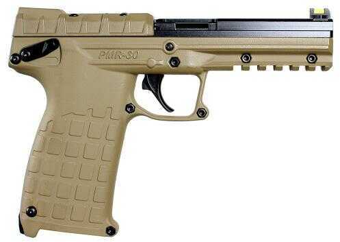 Kel-Tec PMR-30 22 Magnum 4.3" Barrel 30 Round Blue Slide, Tan Cerakote Frame Semi Automatic Pistol PMR-30BTAN