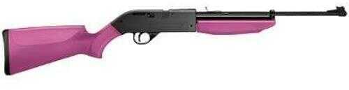 Crosman Model 760 Pumpmaster .177 BB 17" <span style="font-weight:bolder; ">Pink</span> Synthetic Stock Single Shot 625 Feet Per Second 760P