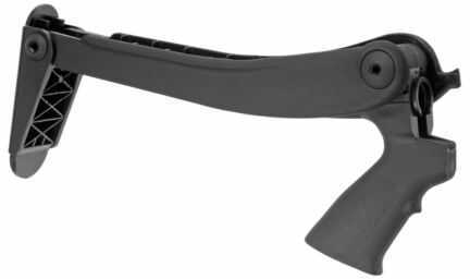 Advanced Technology Intl. Top Folding Stock with Rear Pistol Grip 12 Gauge Black Polymer Md: TFS0600