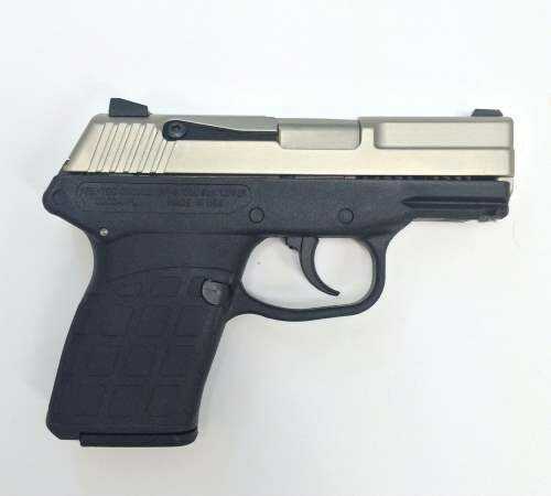 Pistol Kel-Tec PF-9 9mm Luger 3.1" Barrel Hard Chrome Black Frame 7 Rounds