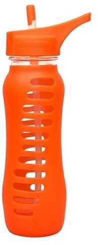 EcoVessel Vessel Surf Sport Glass Bottle w/Flip Top Orange 22 oz.