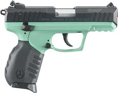 Ruger Talo SR22P 22lr Turquoise Cerakote Grip-img-0