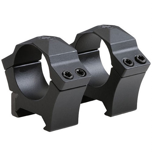 Sig Sauer Alpha Hunting Rings 1" Steel, Low, Black, Per 2 Md: SOA10006