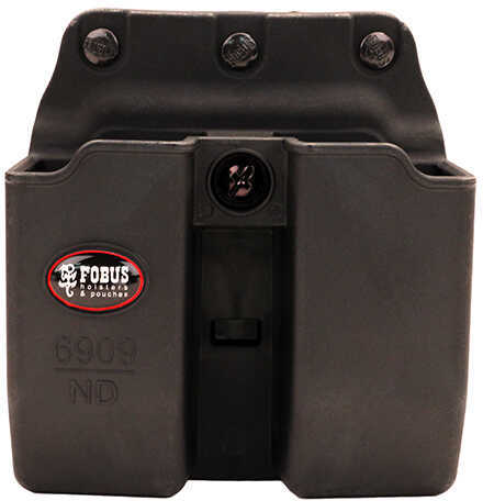 Double Mag Pouch - 9mm, 357, and 40 Calibers, Roto Belt, Black Md: 6909NDRB