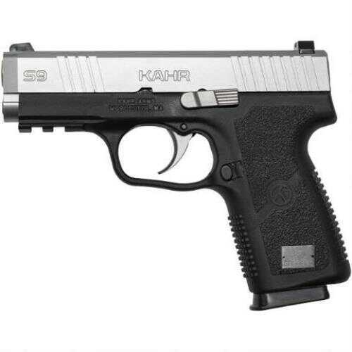 Kahr S9 9mm Luger Semi Auto Pistol 3.6" Barrel 7 Round Black Polymer Frame with Accessory Rail