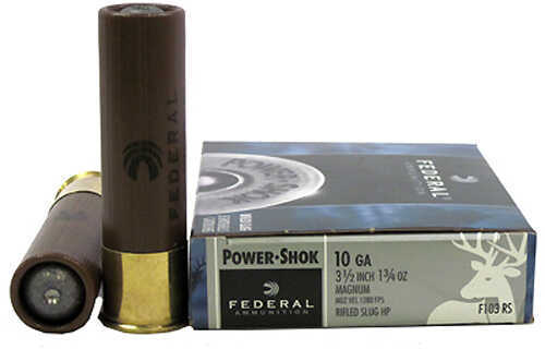 Click to see larger image. Federal Cartridge Rifled Slugs by PowerShok 3.5" F103RS