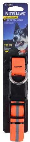 Nite Ize Dawg LED Dog Collar Medium Orange Md: NND2M-31-R3