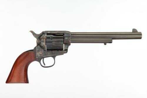 Taylor <span style="font-weight:bolder; ">Uberti</span> 1873 Cattleman Old Model Frame Revolver 357 Mag 5.5" Barrel With Case Hardened And Walnut Grips