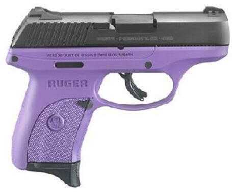 Ruger LC9 9mm Luger Purple Grip Frame Compact DAO Pistol