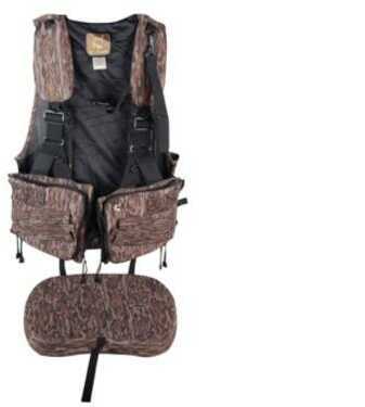 Drake Waterfowl Outdoors Ol Tom Dura-Lite Time & Motion Strap Vest Bottomland Camo OT24606