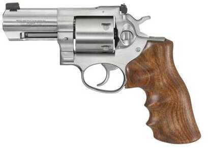 Ruger Revolver GP100 44 Special 3" Barrel Matte Stainless Steel Adjustable Sight Hogue Walnut Grip 1767