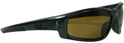 AES Outdoors Browning M-Pact Sunglasses Gunmetal Frame/Polarized Gold Lens BRN-MPA-006