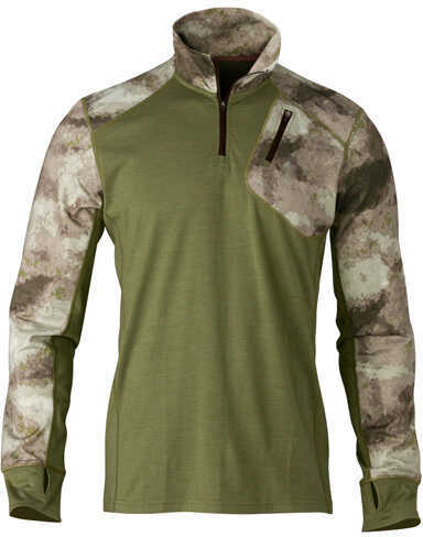 Browning Hell's Canyon Speed MHS 1/4 Zip Top Shirt - ATACS Foliage/Green, Small Md: 3010800901