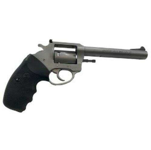 Revolver Charter Arms Target Bulldog 357 Magnum 6" Barrel 5 Round Full Size Grip Stainless Steel Finish