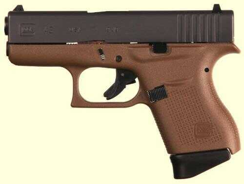 GLOCK Semi-Auto Pistol G43 G3 Flat Dark Earth 9MM 6+1 3.39 FS TWO 6RD MAGAZINES 9mm Barrel 3.39"