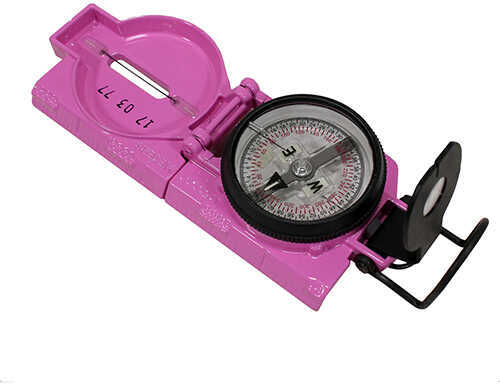 Cammenga Lensatic Compass, Phosphorescent Breast Cancer Pink Md: 27PKCS