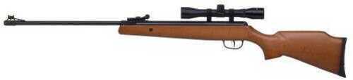 Crosman Optima .177 Pellet Brown Wood Stock Break Barrel w/4x32 Scope Single Shot 1200 Feet Per Second CO1K77X