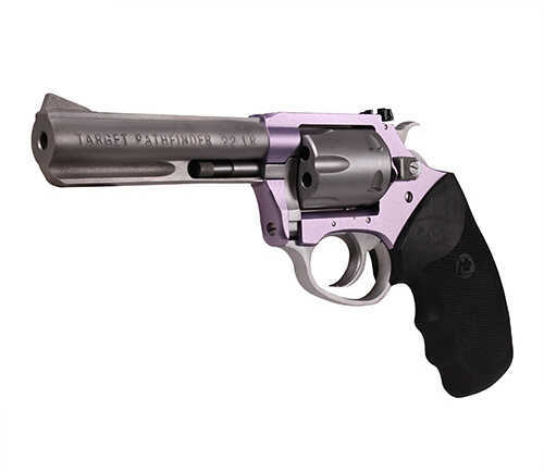 Revolver Charter Arms Pathfinder Lavender Lady 22 LR 4.2" Barrel Stainless Steel Finish Frame 6 Rou