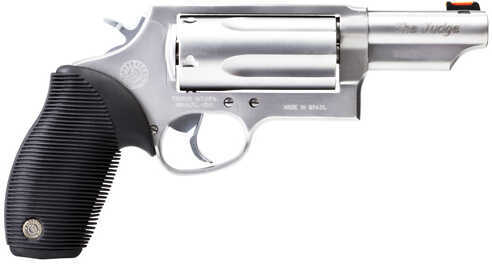 Taurus The Judge 410 Gauge/45 Colt Tracker 3" Barrel 5 Round Rubber Grip Matte Stainless Steel "Refurbished" Revolver Z2441039MAG