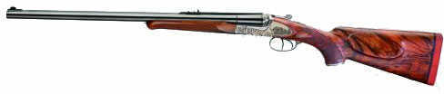 <span style="font-weight:bolder; ">Sabatti</span> 470 Nitro Express Classic Big Five EDL Double Rifle With Ejectors Left Handed Stock 24" Barrel Blued