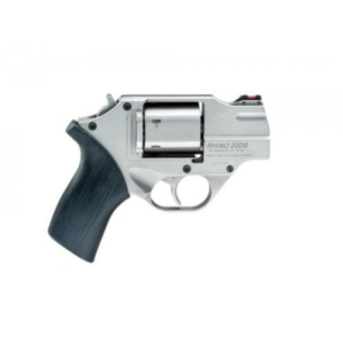 Chiappa White Rhino Revolver 357 Magnum 2" Barrel 6 Round Rubber Grip Chrome Finish Pistol 200DS