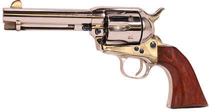 Taylors 1873 SA Revolver Cattleman Nickel Finish .45 Colt 4 3/4" Barrel, 6 Rounds Walnut Stock