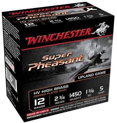 12 Gauge 25 Rounds Ammunition Winchester 2 3/4" 1 3/8 oz Lead #5