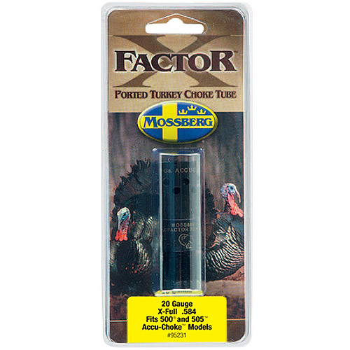 Mossberg 500/505 X-Factor Turkey Choke Tube 20 Gauge Extended Ported X-Full Lead Only
