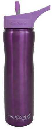 EcoVessel Vessel Summit Trple Insulated Bottle w/Spout Purple 24oz