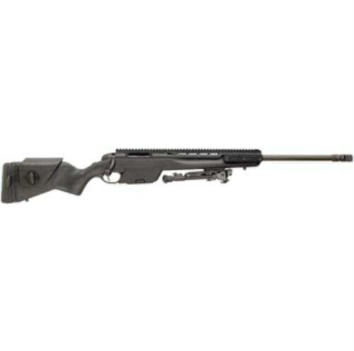 Steyr SSG A1 300 Winchester Magnum 23.6" Heavy Barrel Long Picatinny Rail System Synthetic Black Stock 8 Round Bolt Action Rifle 601113G SSG04