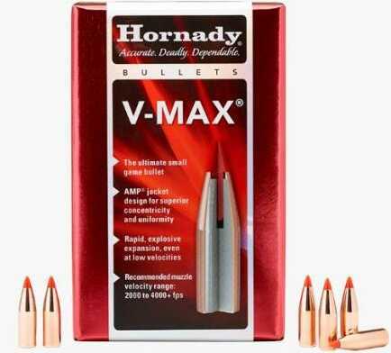 Hornady 6mm Bullets 65 Grains V-Max (Per 100) 22415