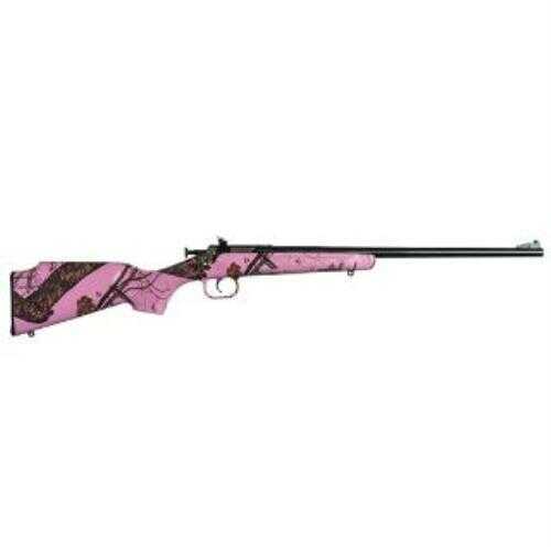 Crickett Rifle Ksa Muddy Girl 22 Long Pink Blaze