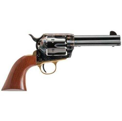 Cimarron Pistolero 45LC FS 4.75" CC/Blued/Brass Walnut Revolver
