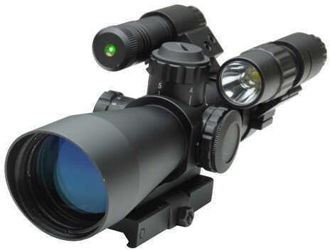 NcStar Total Targeting System 3-9X42 Mil-Dot Scope KSTM3942G/FLG