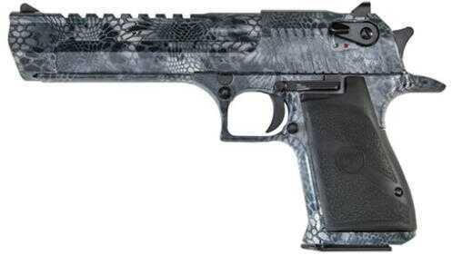 Magnum Research 50 Action Express 6" Barrel 7-Round Fixed Combat Type Sights Carbon Steel Frame Kryptek Typhon Finish Semi Automatic Pistol Md: DE50KT