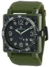 Smith & Wesson Altitude Watch w/ Black Dial Olive Rubber Band