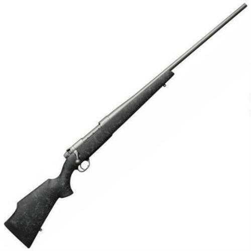 Weatherby Mark V 338-378 Magnum Weathermark 28" #3 Contour Cold Hammer Forged Barrel Black/Gray Spiderweb Accents Bolt Action Rifle