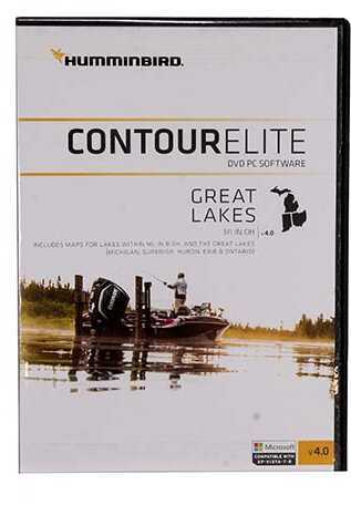 HUMMINBIRD Contour Elite Great Lakes Software Md: 600016-4