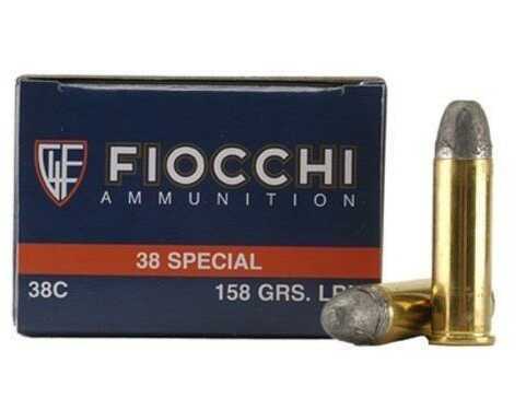 38 Special 50 Rounds Ammunition Fiocchi Ammo 158 Grain Lead