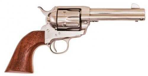 Cimarron Frontier Stainless Steel Pre-War SA Revolver 45 Colt 4.75" Barrel Walnut Grip Finish PP4500