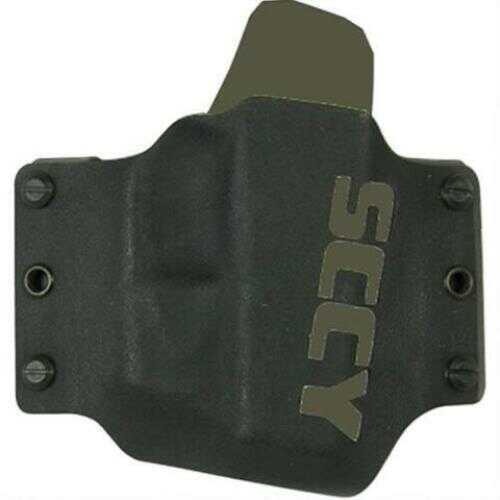 SCCY SC1012L CPX Holster CPX-1/CPX-2 w/Laser Kydex Black w/FDE Vertical Logo