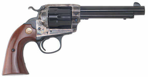Cimarron Bisley Model 357 Magnum Revolver 5.5" Barrel Case Hardened Receiver 2-Piece Walnut Grip Standard Blued Finish Pistol CA603