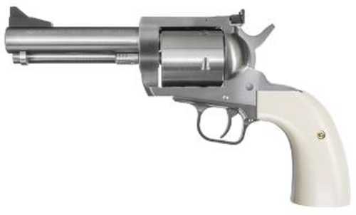 Magnum Research Big Frame Revolver 44 5" Barrel Round Stainless Steel with Bisley Grips