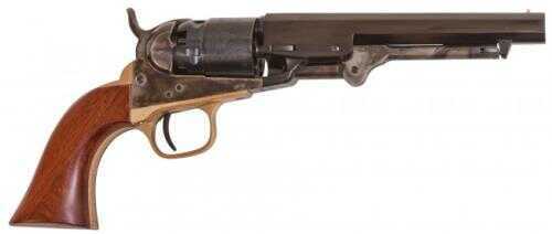 Cimarron 1862 Pocket Navy Percussion Revolver 36 Caliber 5.5" Barrel Blued Steel Brass T/G-B/S Walnut Grip Standard Finish CA076